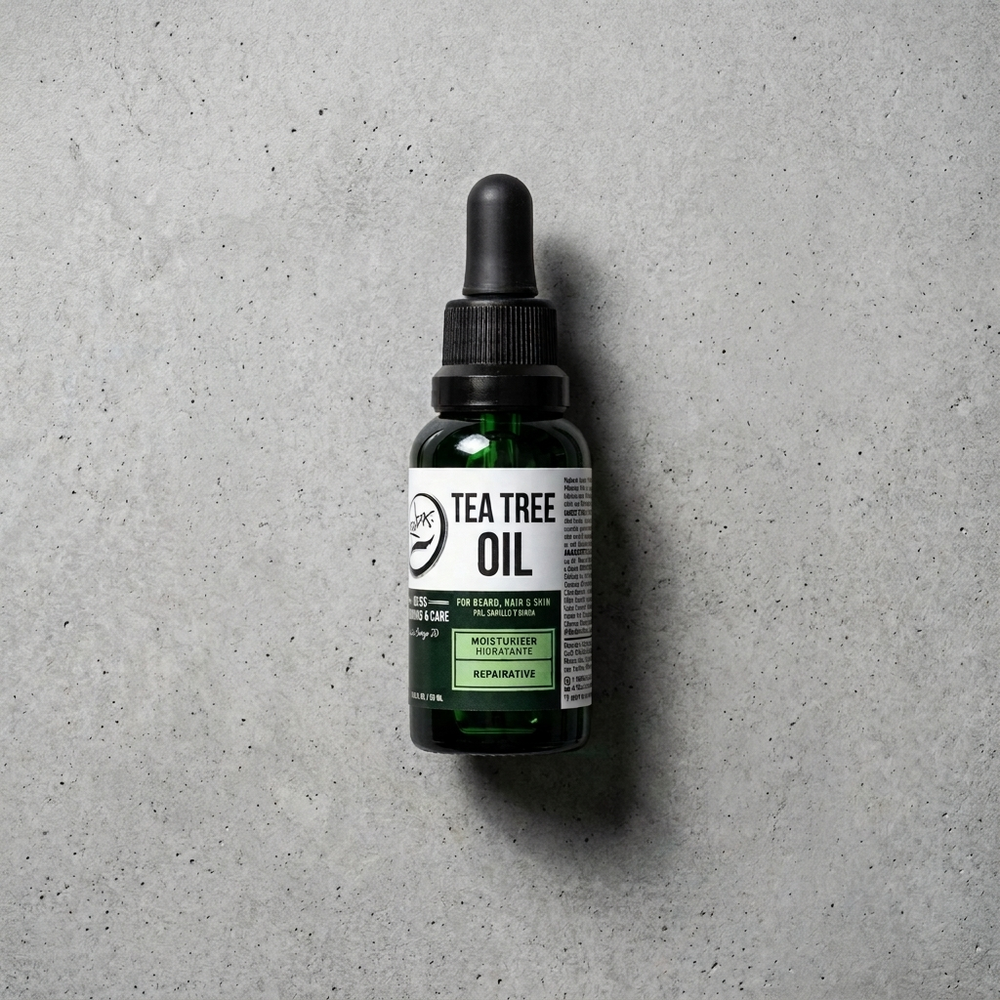 Rolda Tea Tree Beard Oil for Men (1.05 oz) β Soothing, Anti-Itch & Hair Growth Formula