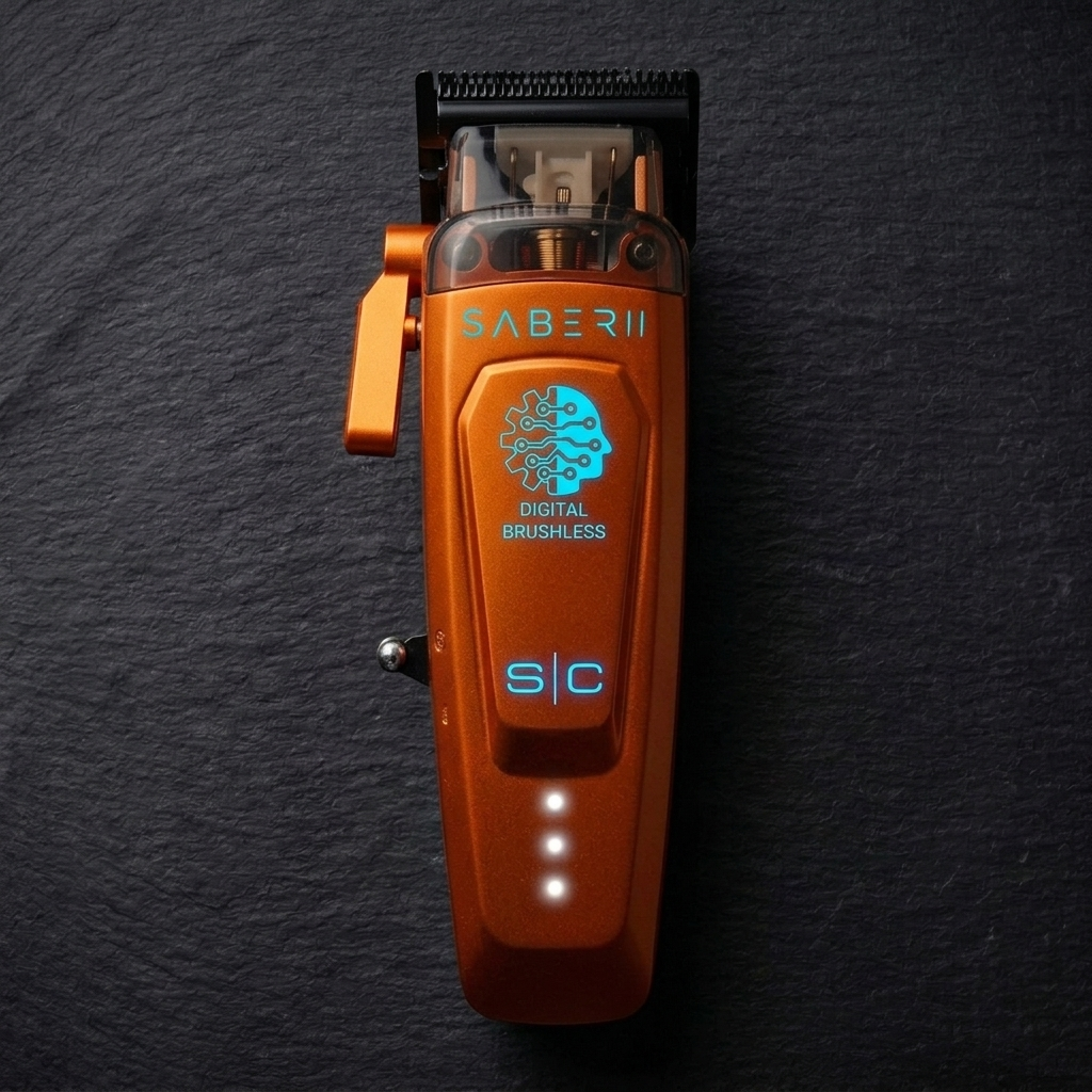 StyleCraft Saber II Cordless Clipper – Limited Edition Orange (SC617O)