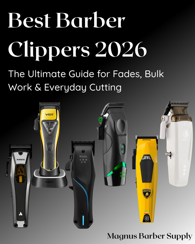 Lineup of the best barber clippers 2026 for professional barbers