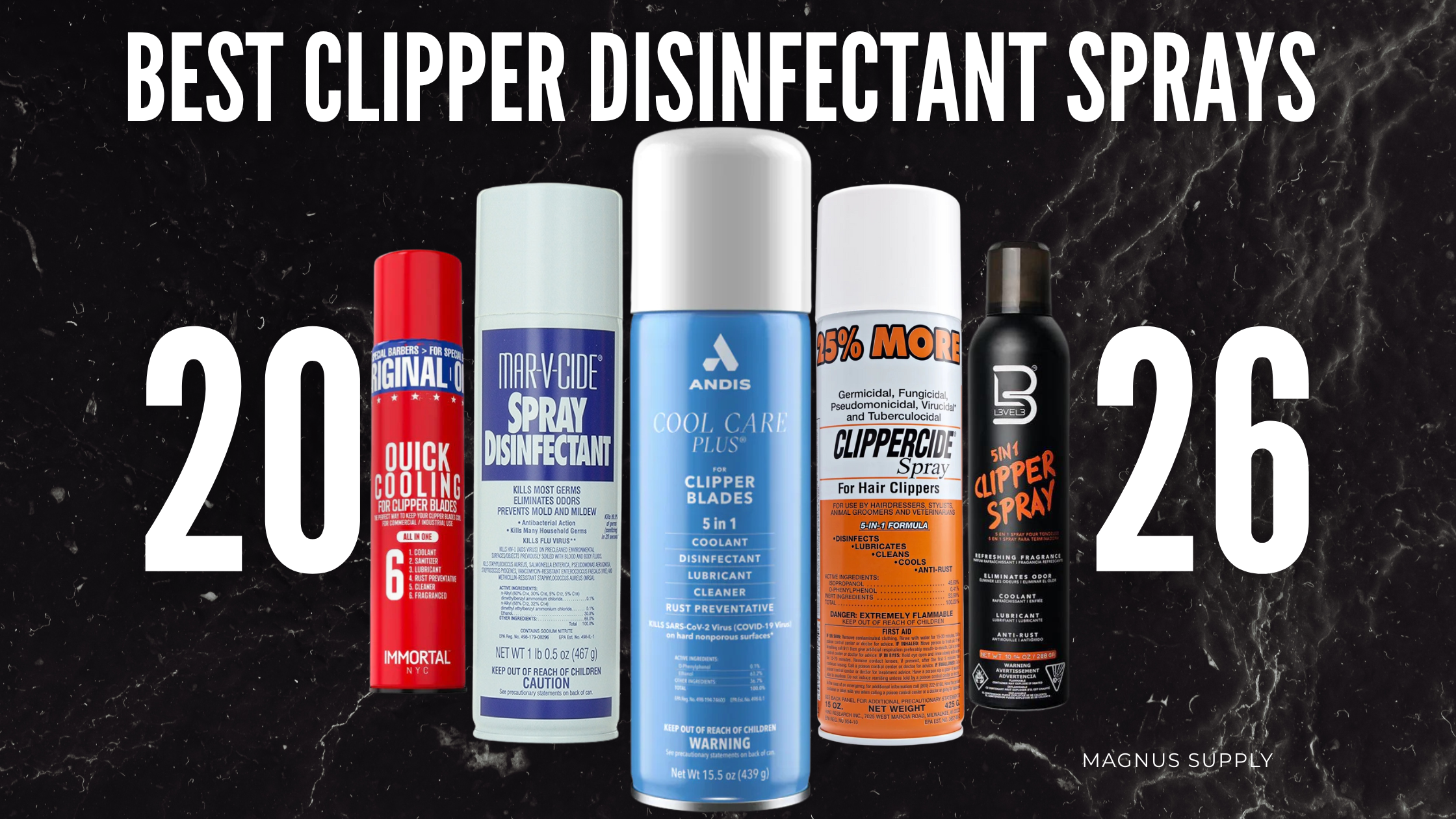 Best Clipper Disinfectant Sprays 2026: The Expert Guide Magnus Supply Best Clipper Disinfectant Sprays 2026: The Expert Guide Magnus Supply
