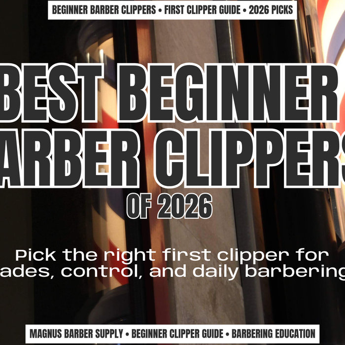 Beginner barber clippers comparison featuring Wahl Magic Clip, StyleCraft Rebel 2.0, BaByliss LoPro Compact, and JRL Onyx 3000C
