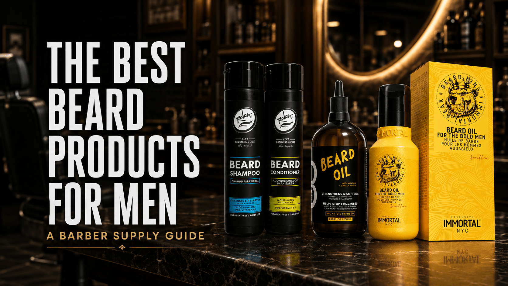 The Best Beard Products for Men: A Barber Supply Guide - Magnus Supply
