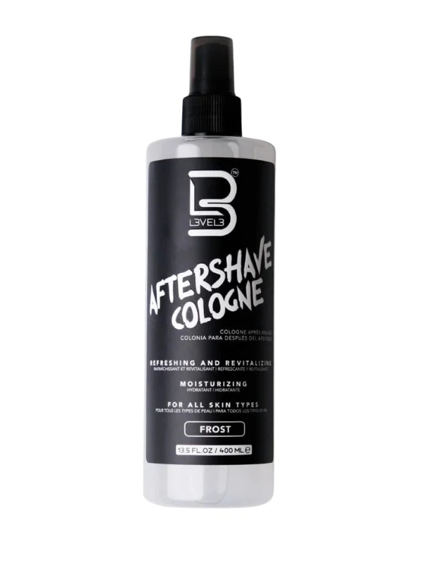 Level3 Aftershave Cologne 400ml Black – Classic cooling aftershave cologne that tones and revitalizes post-shave skin.