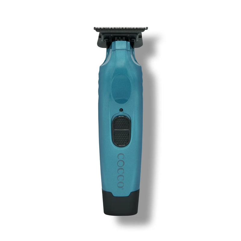 COCCO Hyper Veloce Pro Trimmer in blue – ergonomic cordless barber trimmer with powerful motor