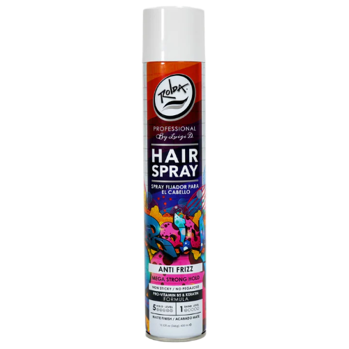 Rolda Antifrizz Mega Strong Hold Hair Spray 400ml