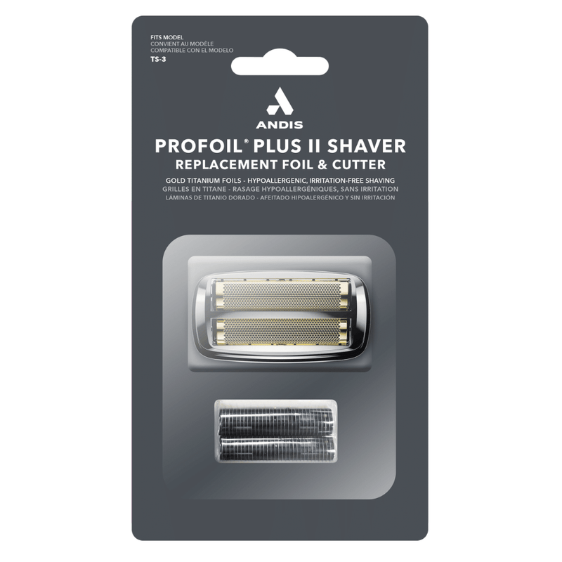 Andis ProFoil Plus II replacement foil and cutter kit chrome