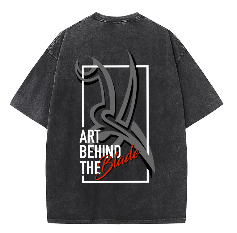 Magnus Art Behind the Art Oversized Barber Shirt