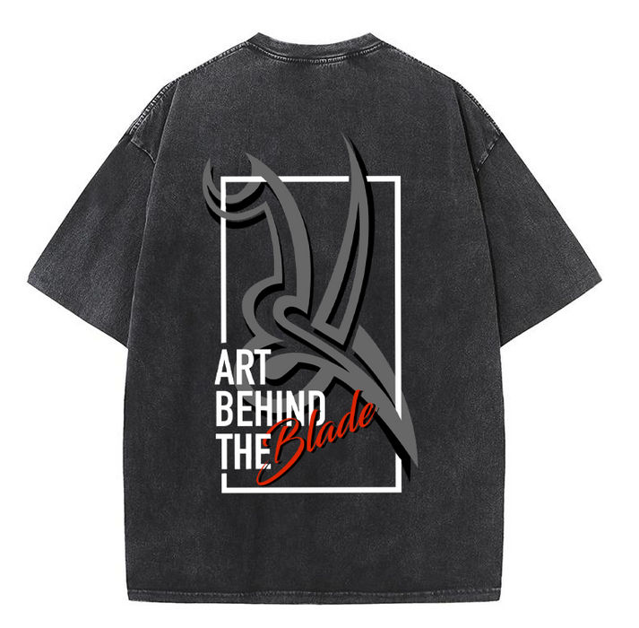 Magnus Art Behind the Art Oversized Barber Shirt