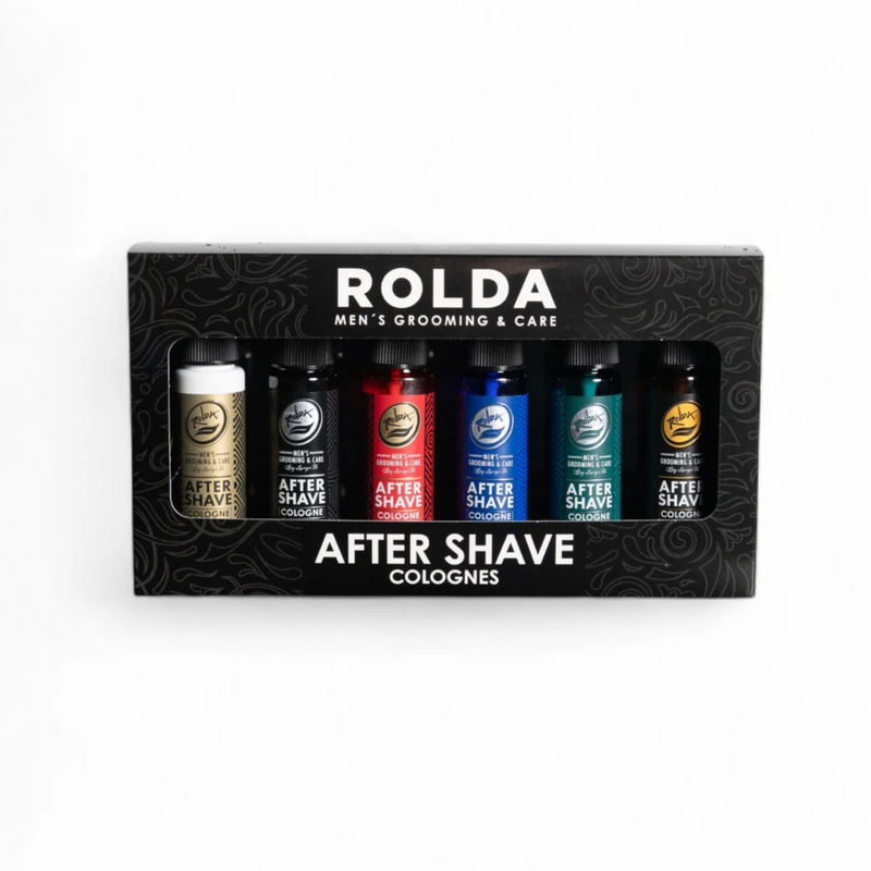 Rolda R-Collection After Shave Cologne Set (6-Pack) | 2oz Travel Size