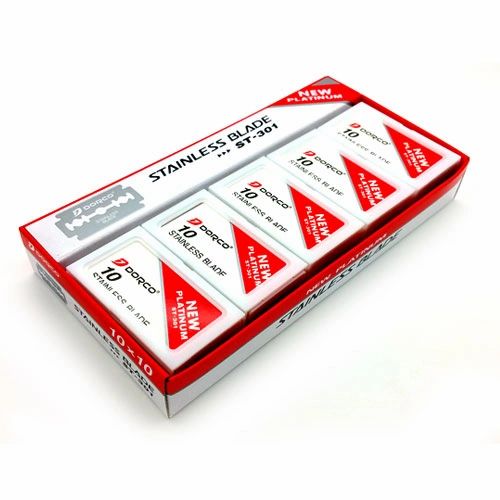 Dorco Red Double Edge Razor Blades 100-Pack | Magnus Supply