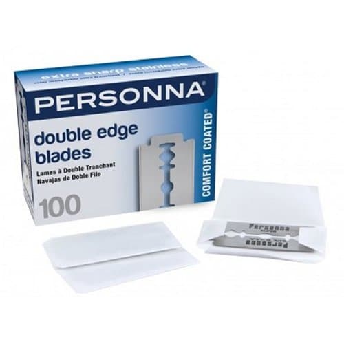 Personna Double Edge Stainless Steel Blades (100 Blades/pk)