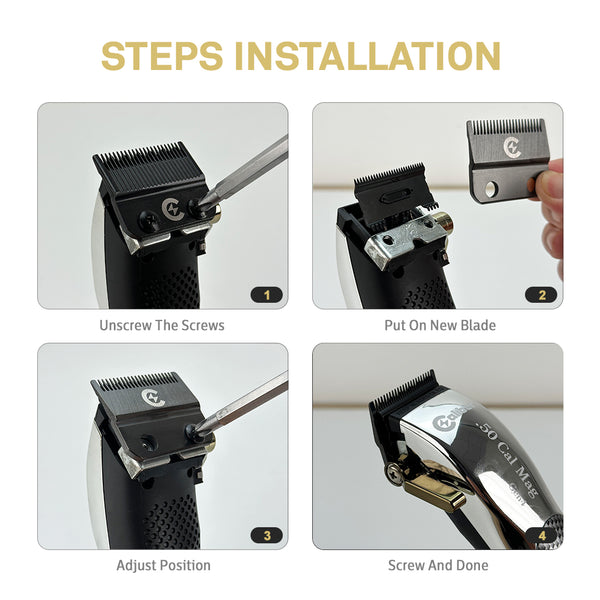 Caliber .50 Clipper DLC Fade Blades