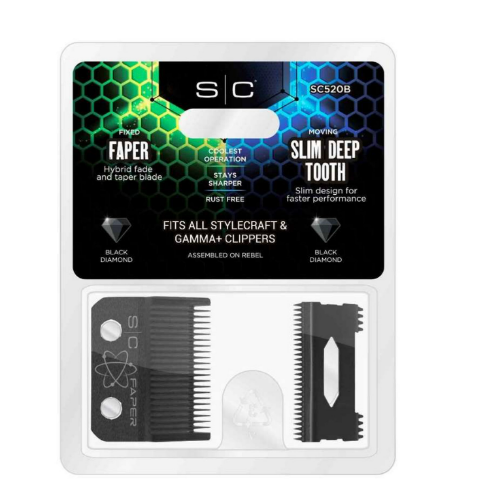 Stylecraft Faper Clipper Blade and  Moving Slim Deep Tooth #SC520B
