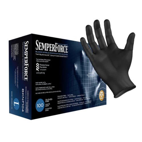 SemperForce Black Nitrile Gloves