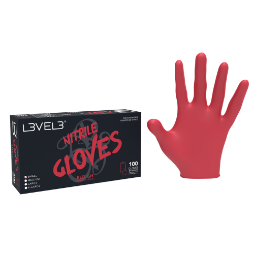 Level3 Red-Ish Gloves - Magnus Barber Supply Florida — Magnus Supply