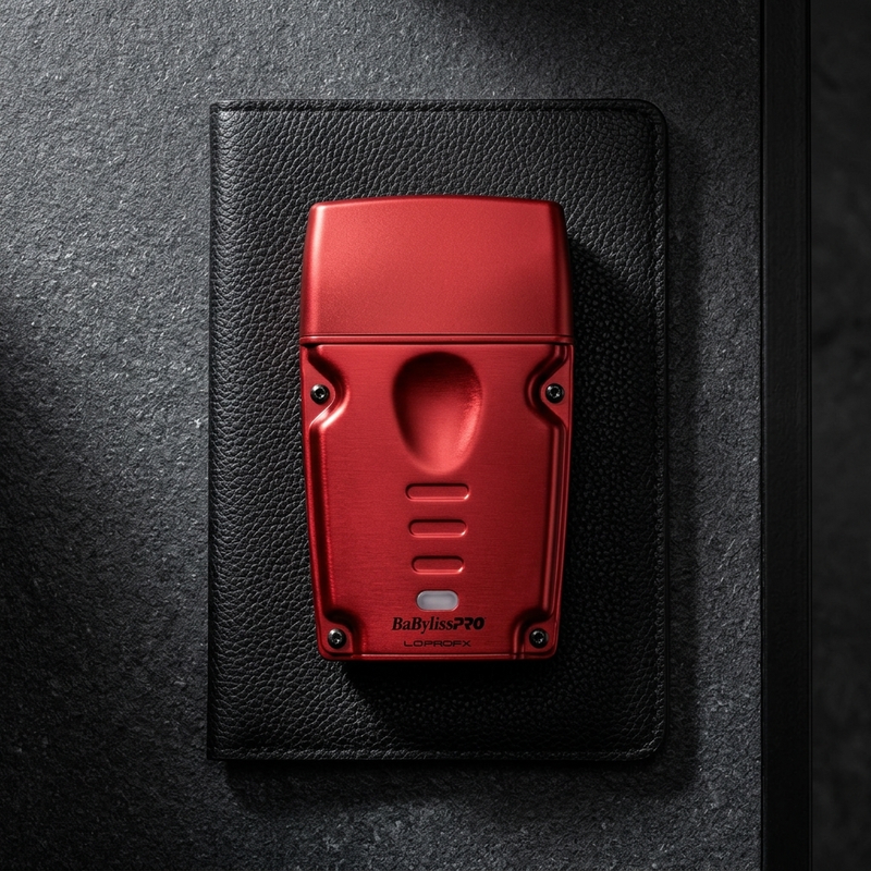 BaBylissPRO LO-PROFX Compact single-foil shaver limited edition red FXLPFS1RD