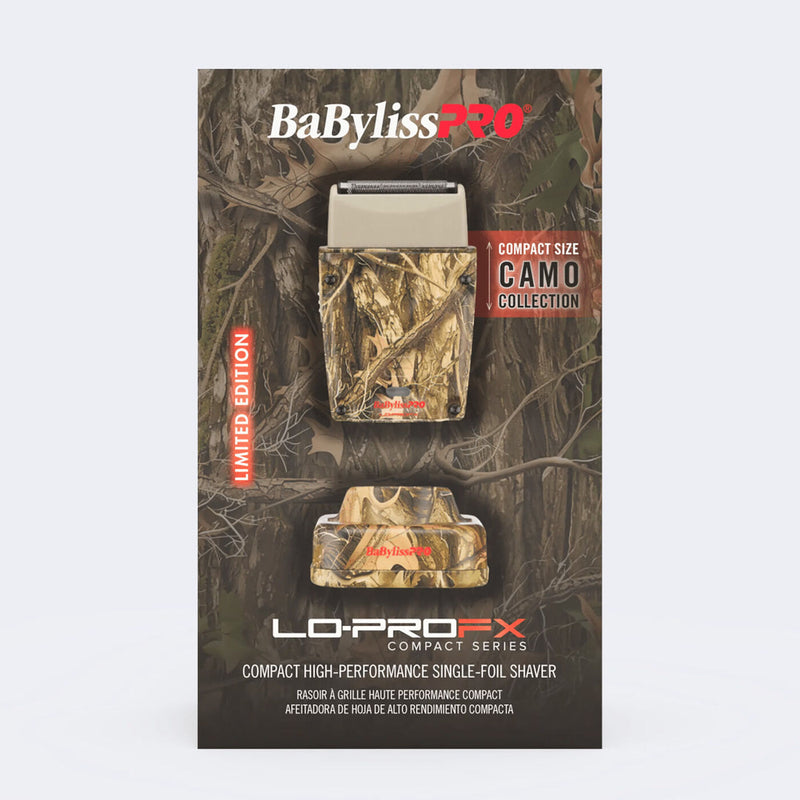 BaBylissPRO LO-PROFX Compact Single Foil Shaver Camo