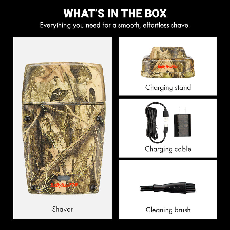 BaBylissPRO LO-PROFX Compact Single Foil Shaver Camo