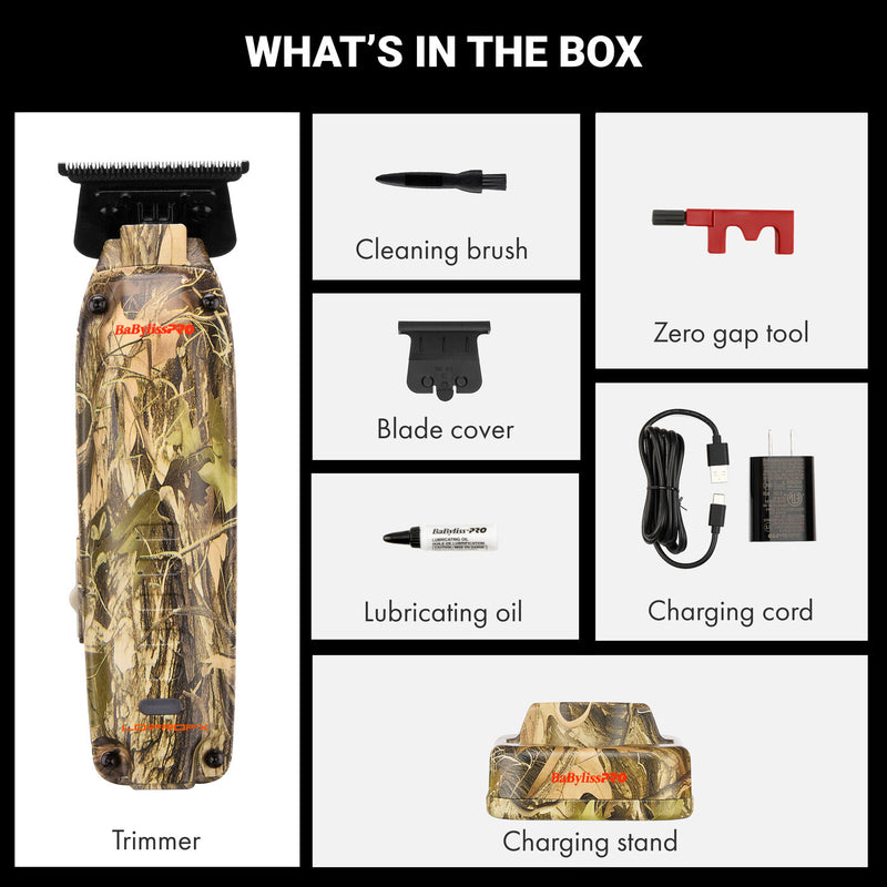 BaBylissPRO Limited Edition LO-PROFX Compact Camo Trimmer