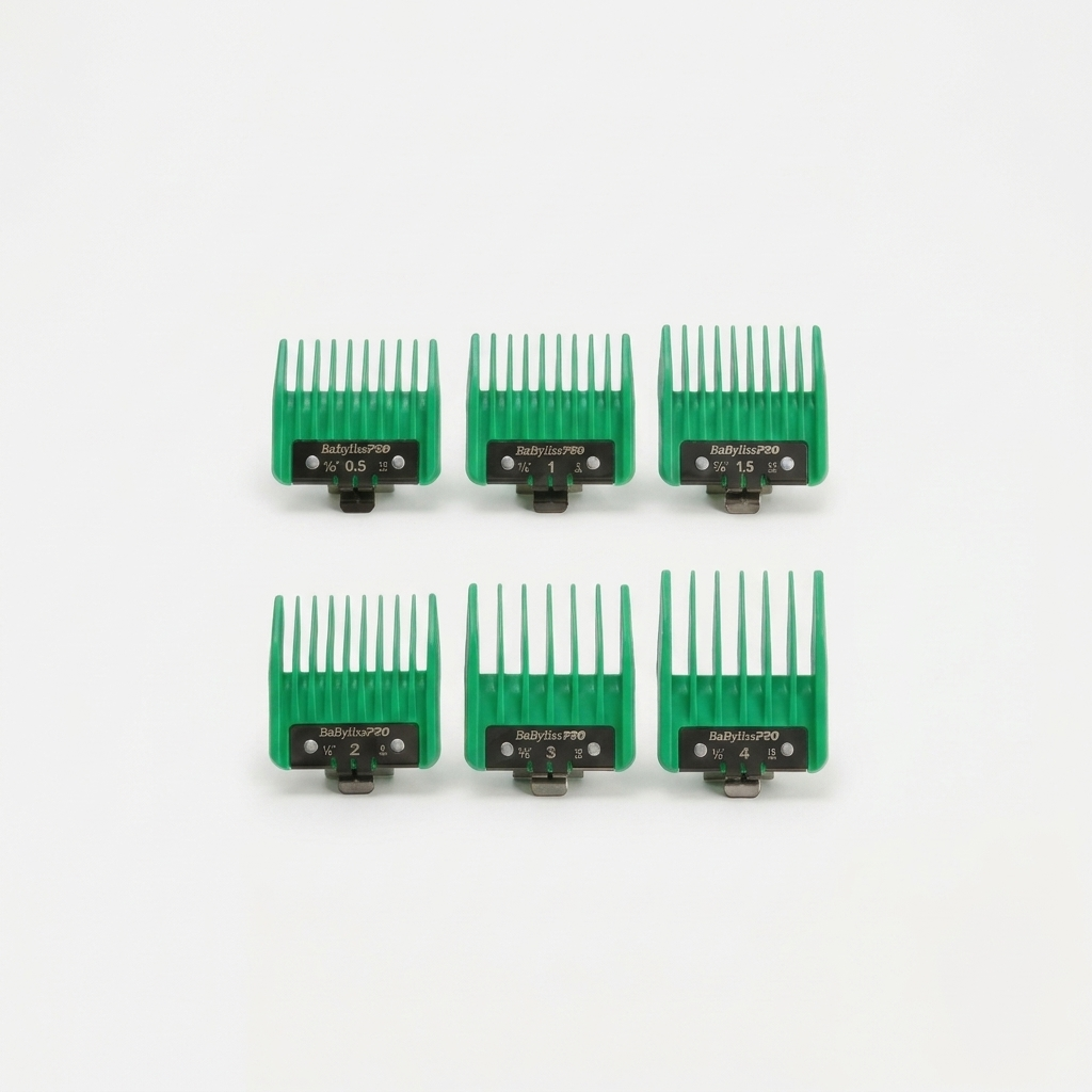 BaBylissPRO Precision Clipper Guards - Green (FXPCG2)