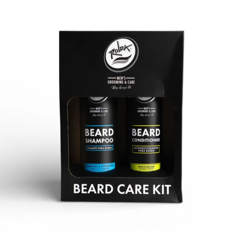 Rolda - Beard Shampoo & Conditioner Clean Care Kit