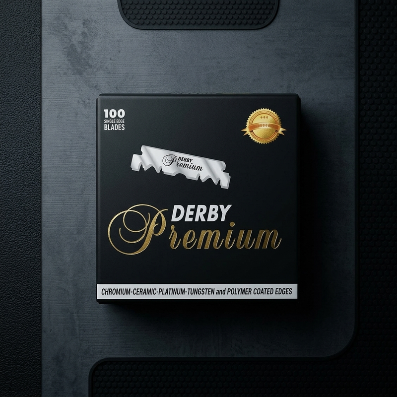 Derby Premium Double Edge Razor Blades (100-Pack) – Swedish Stainless Steel Barber Blades