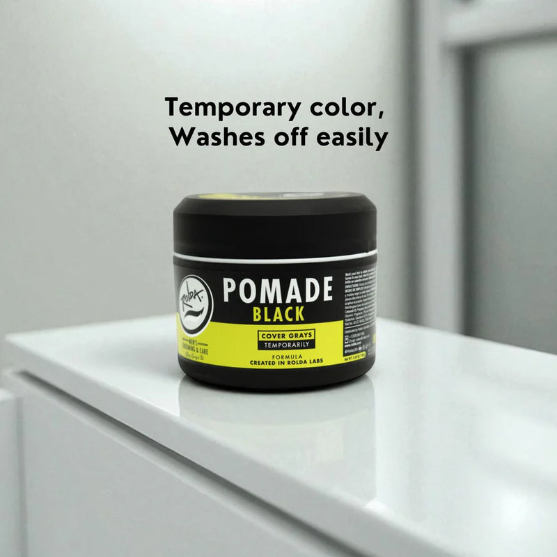 Rolda Black Hair Pomade 150g | Gray Hair Coverage