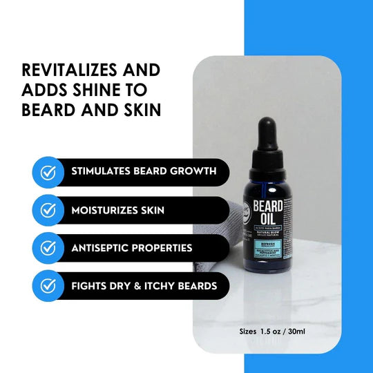 Rolda - Eucalyptus & Peppermint Beard Oil 1.05 oz (30 ml)