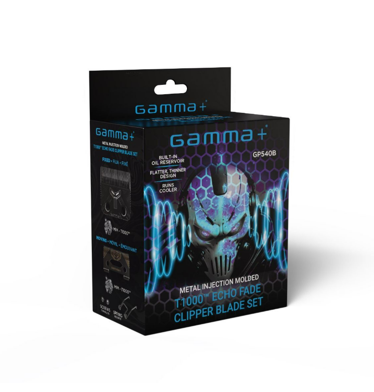 Gamma+ T1000 Echo Fade Blade & Shallow 2.0 Cutter Set