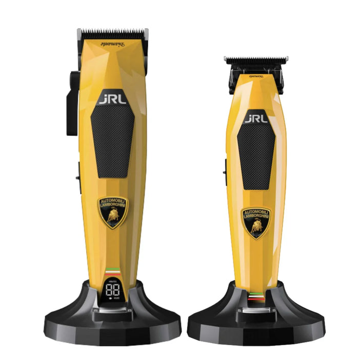 JRL x Lamborghini Diamante Cordless Clipper & Trimmer Combo Set - Yellow (DI2025Y)