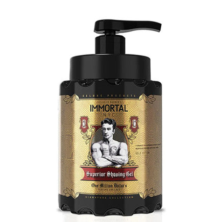Immortal One Million Dollars Shaving Gel 33.8 oz