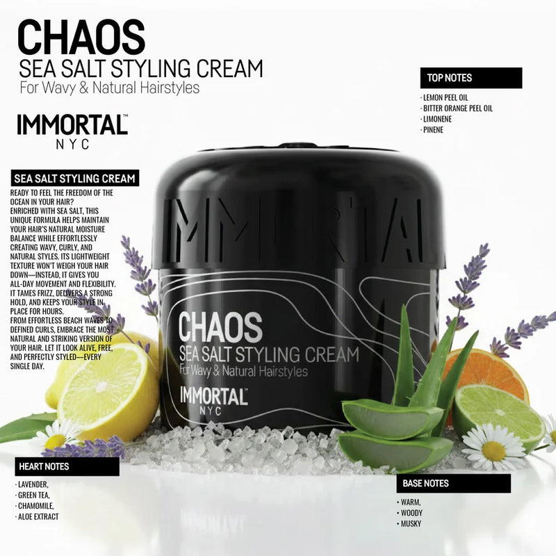 Immortal NYC Chaos Sea Salt Curl Cream