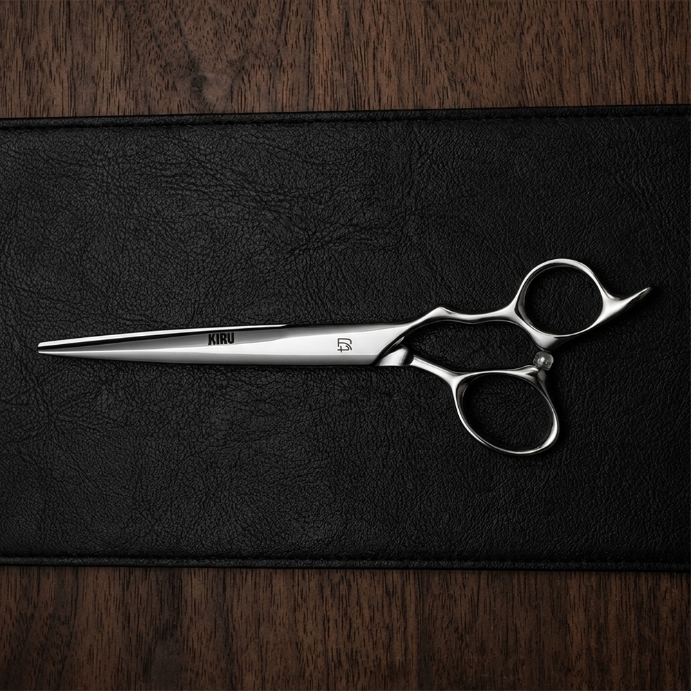 Kiru 6" Professional Hair Cutting Shears – Japanese ATS314 Steel Barber Scissors