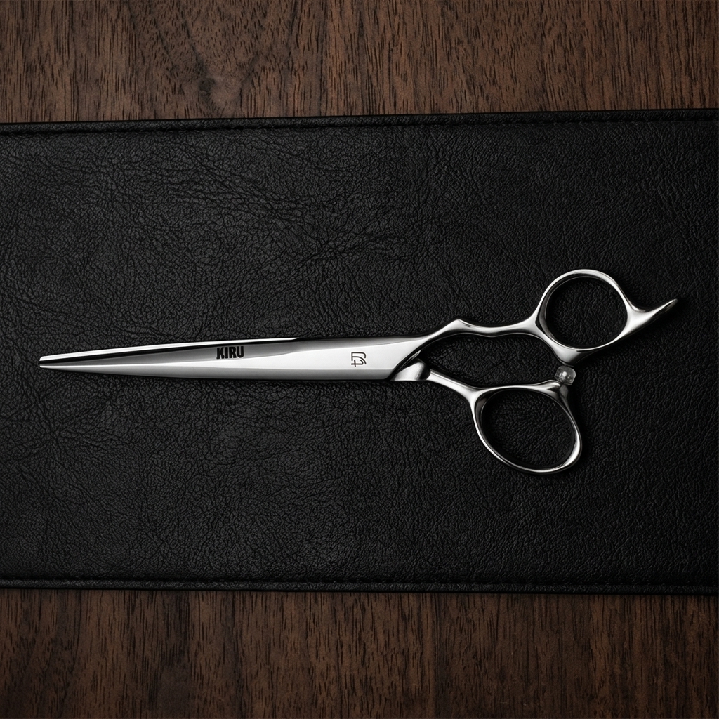 Kiru 6" Professional Hair Cutting Shears – Japanese ATS314 Steel Barber Scissors