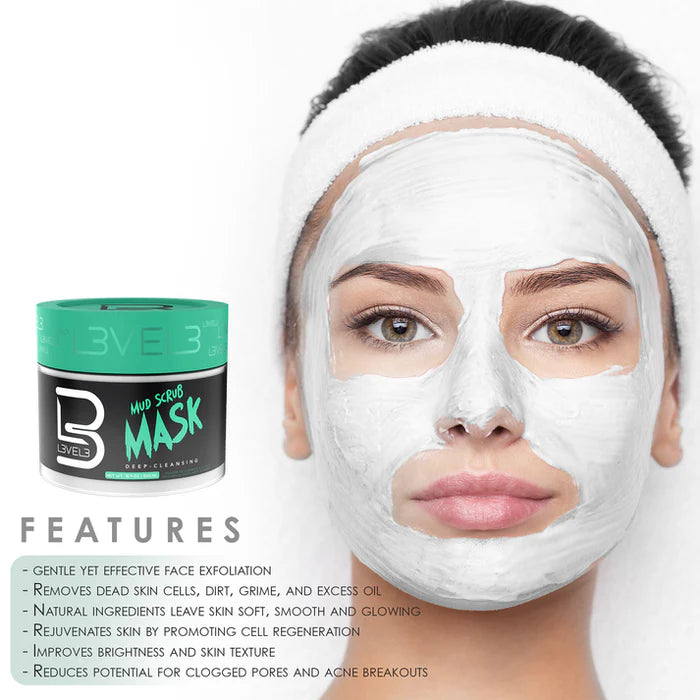Level3 Mud Facial Scrub 500ml