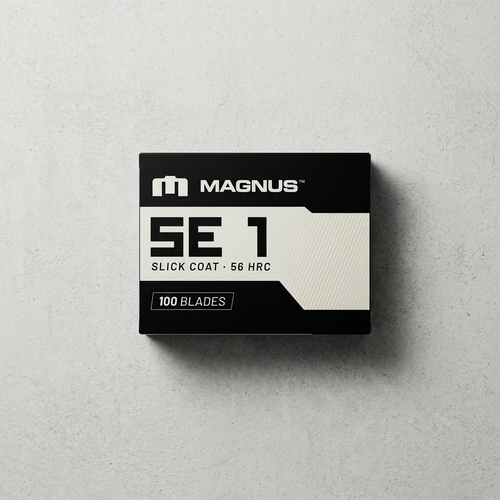 Magnus SE 1 Single Edge Barber Razor Blades – 100 Count