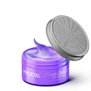 Immortal NYC pomades 5oz jar with strong hold styling product for men, ideal for achieving defined hairstyles.