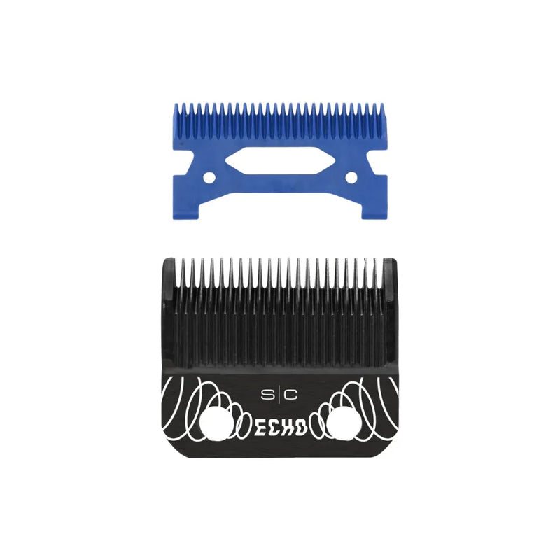 StyleCraft Black DLC Echo Clipper Blade & Blue Ceramic Cutter | SC554B