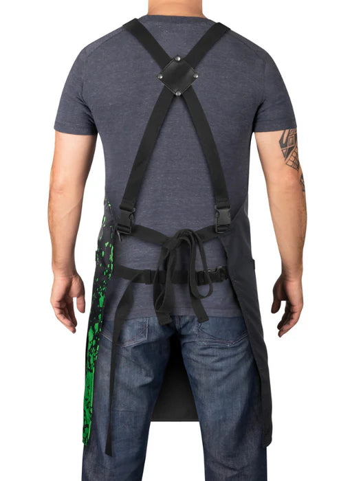 Stylecraft  Barber Apron Radioactive Black | SC338B