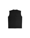 Illuzien Black Sleeveless Barber Jacket
