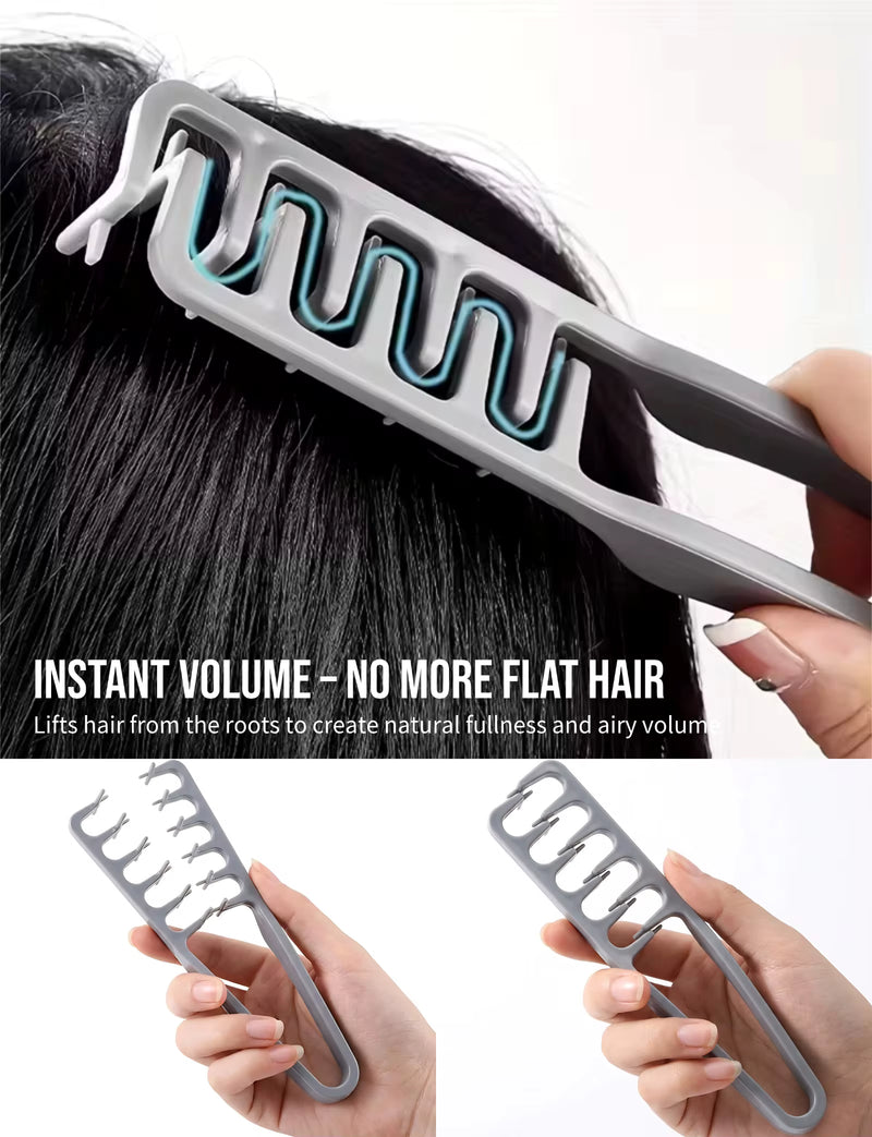 Magnus Texture Volume Comb V Shape | Fringe & Messy Styling