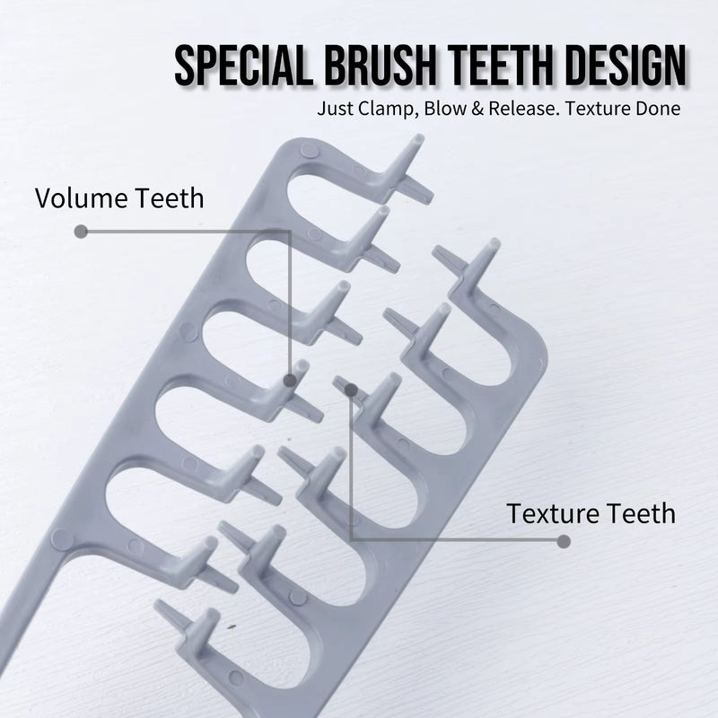 Magnus Texture Volume Comb V Shape | Fringe & Messy Styling