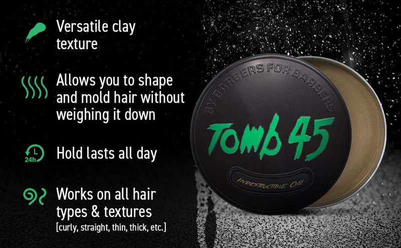 Tomb45 Indestructible Clay – High Hold Matte Finish