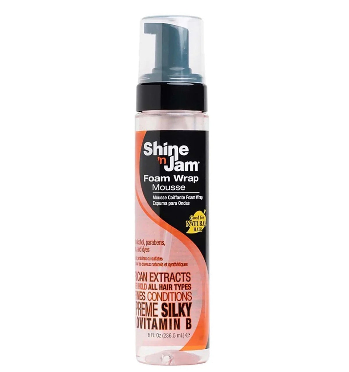 Ampro Shine ’n Jam Supreme Foam Wrap Mousse 8oz.