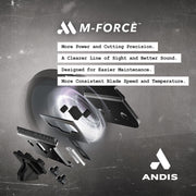 Andis Black Label GTX - EXO M - FORCE Special - Edition Cordless Li Trimmer - Magnus Barber Supply