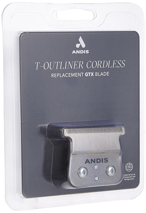 Andis Cordless T - Outliner GTX Blade – Deep Tooth Carbon Steel #04555 - MagnusSupplyAndis