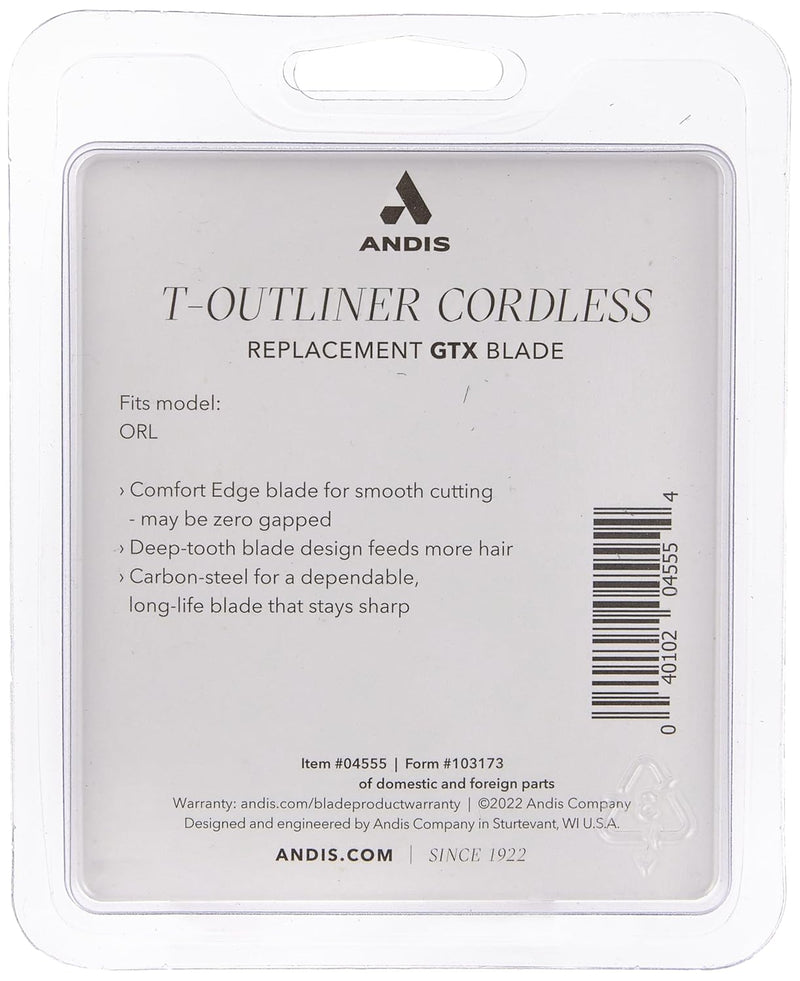 Andis Cordless T-Outliner GTX Blade – Deep Tooth Carbon Steel 103173 - Magnus SupplyAndis