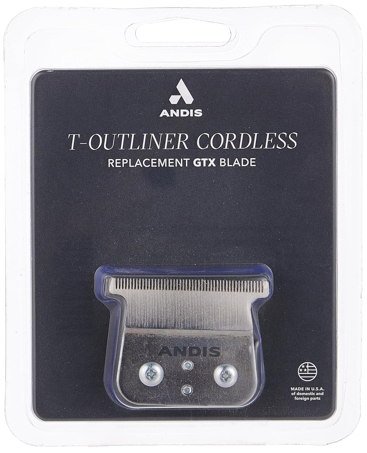 Andis Cordless T-Outliner GTX Blade – Deep Tooth Carbon Steel #103173