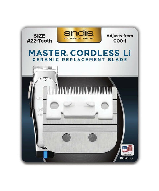 Andis Master Cordless Li Ceramic Replacement Blade #05050 - MagnusSupplyAndis