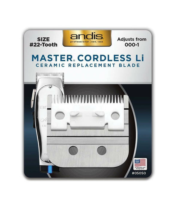 Andis Master Cordless Li Ceramic Replacement Blade #05050 - MagnusSupplyAndis